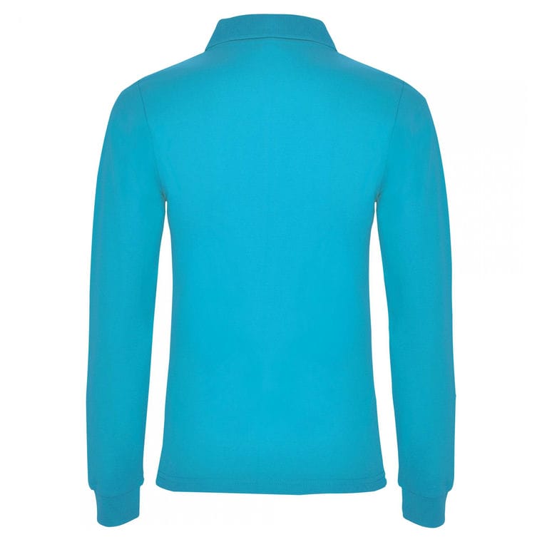 Tricou polo pentru femei ESTRELLA WOMAN L/S TURCOAZ 3XL