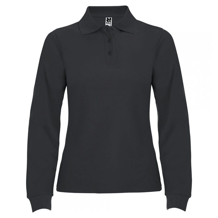 Tricou polo pentru femei ESTRELLA WOMAN L/S PLUMB ÎNCHIS