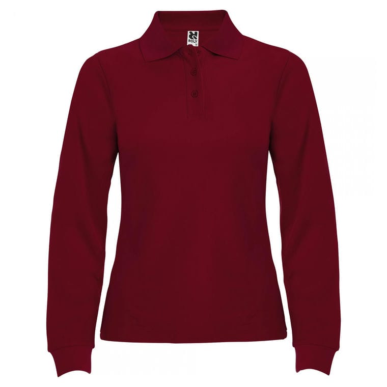 TRICOU POLO Damă ESTRELLA WOMAN L/S GRENA L