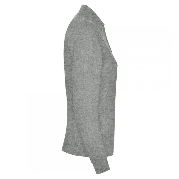 Tricou polo pentru femei ESTRELLA WOMAN L/S GRI MELANJ L