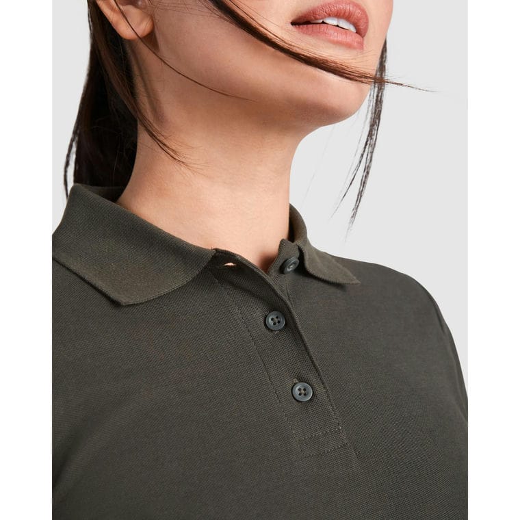 Tricou polo pentru femei ESTRELLA WOMAN L/S TURCOAZ 3XL