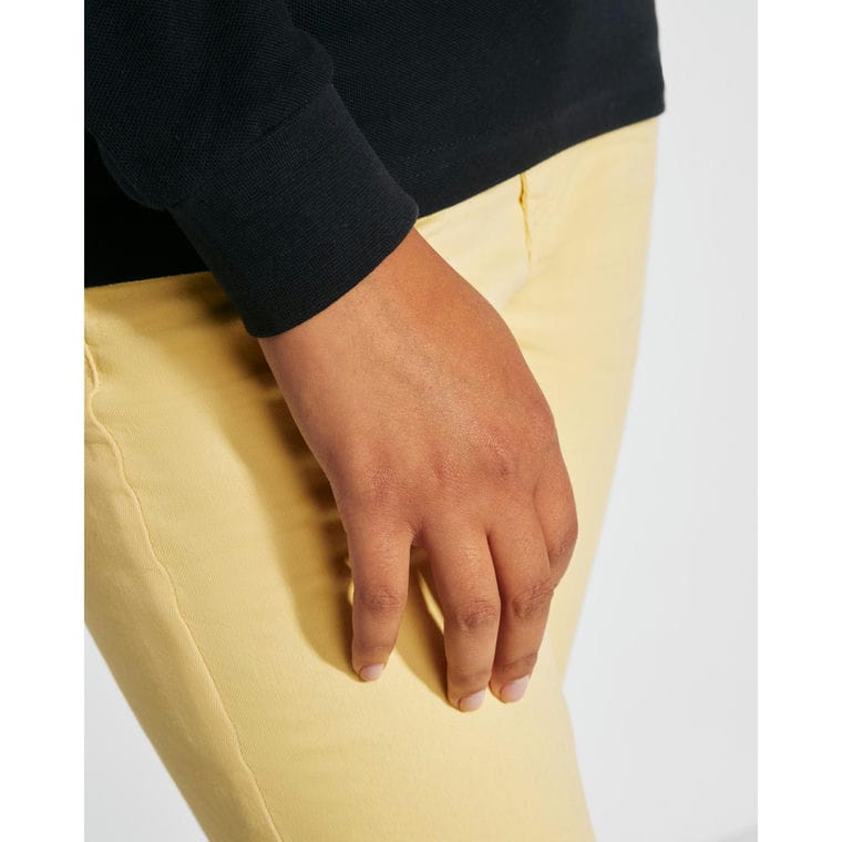 Tricou polo pentru femei ESTRELLA WOMAN L/S TURCOAZ 3XL