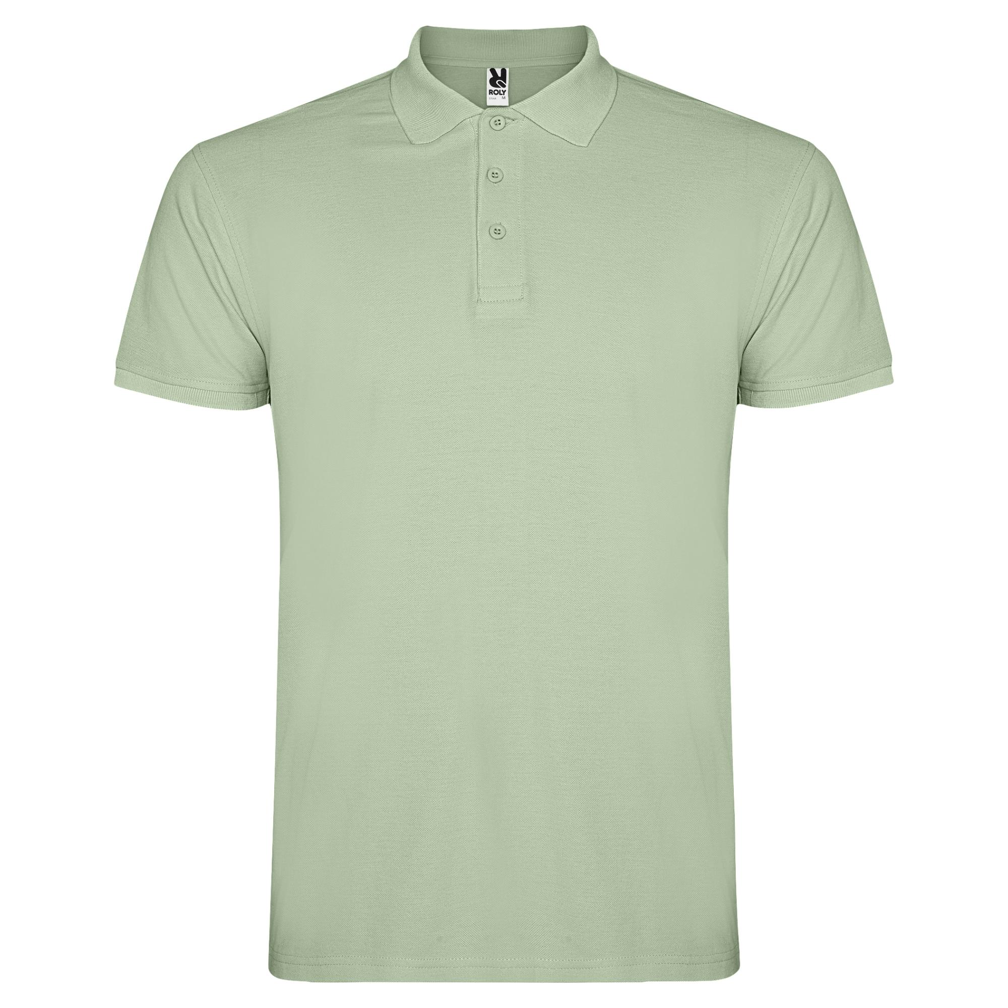 Tricou polo pentru bărbați STAR VERDE MIST XS