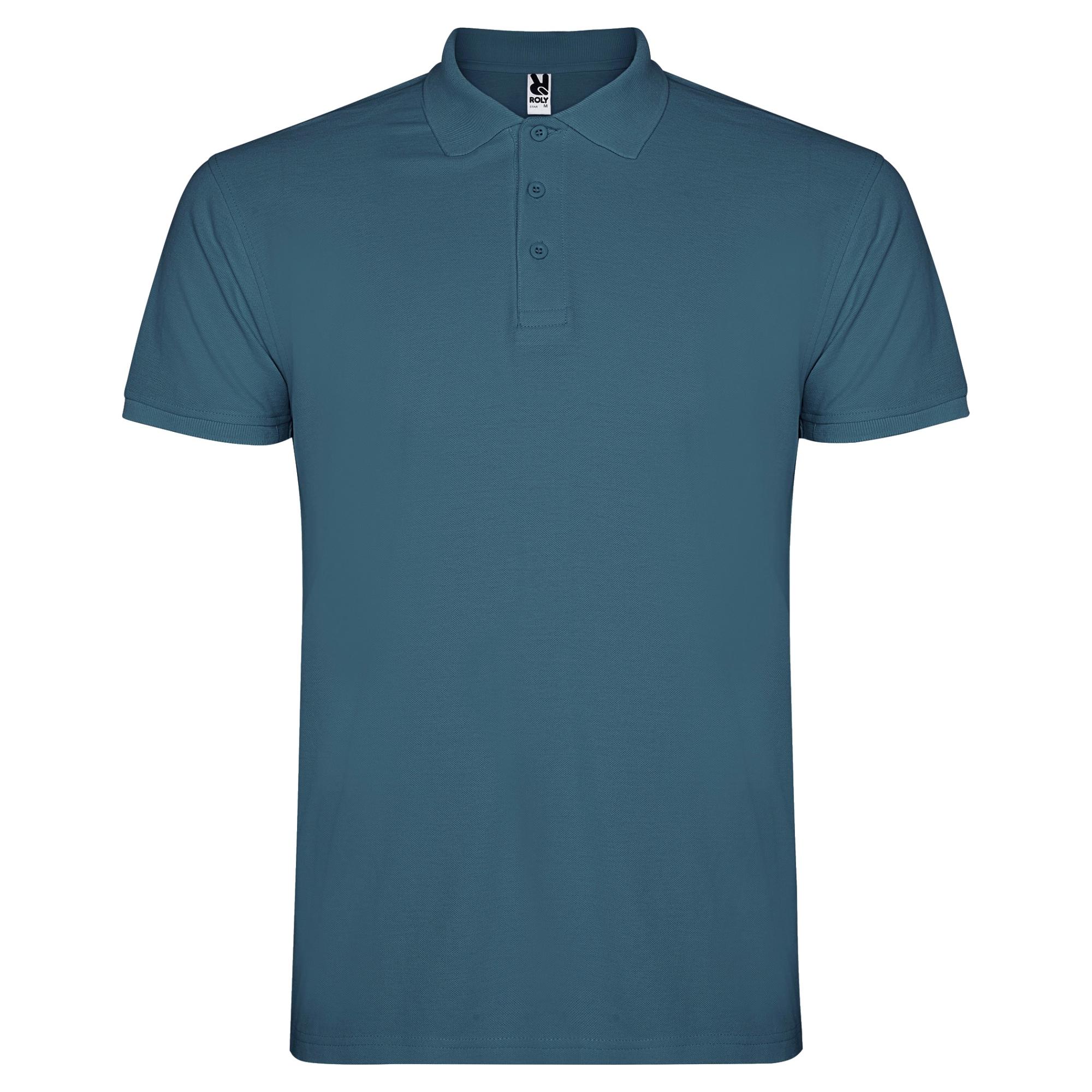 Tricou polo pentru bărbați STAR Albastru Storm XS
