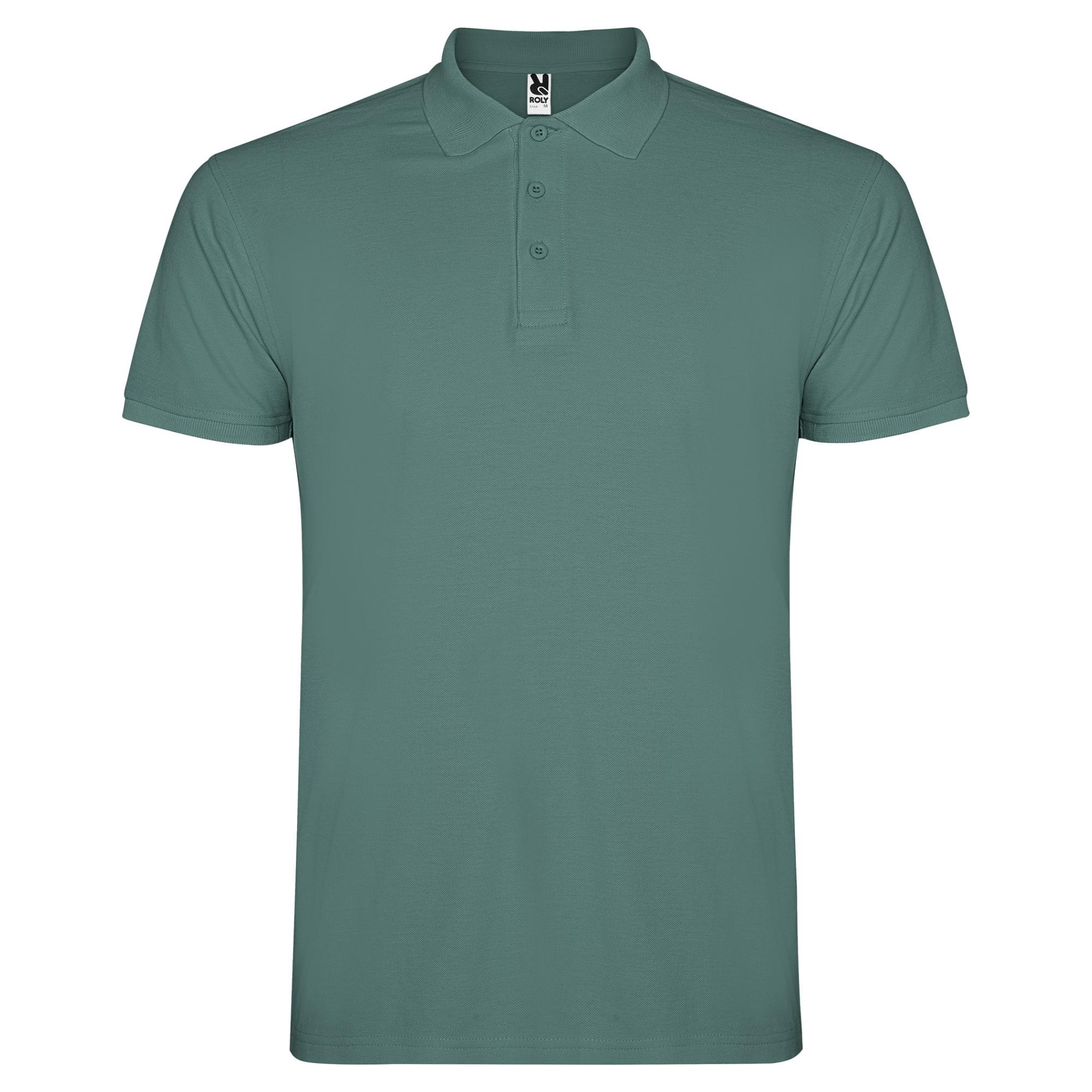 Tricou polo pentru bărbați STAR Albastru Calm XS