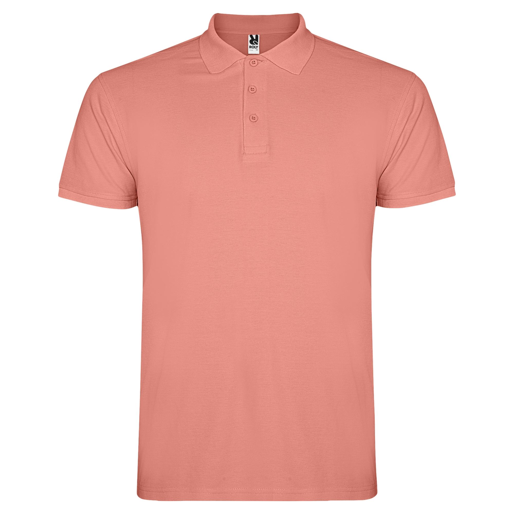 Tricou polo pentru bărbați STAR PORTOCALIU CLAY XS