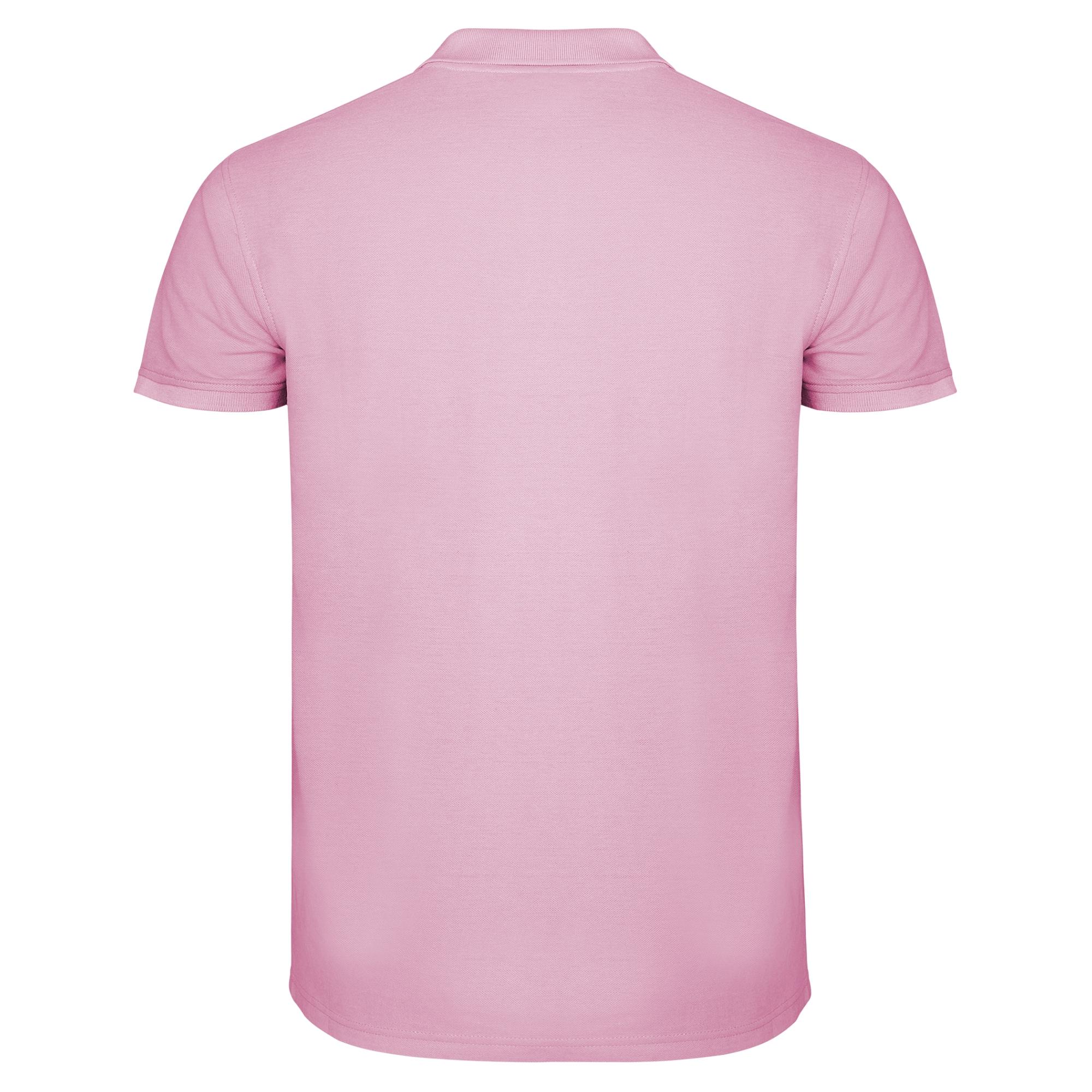 Tricou polo pentru bărbați STAR ROZ DESCHIS 3XL