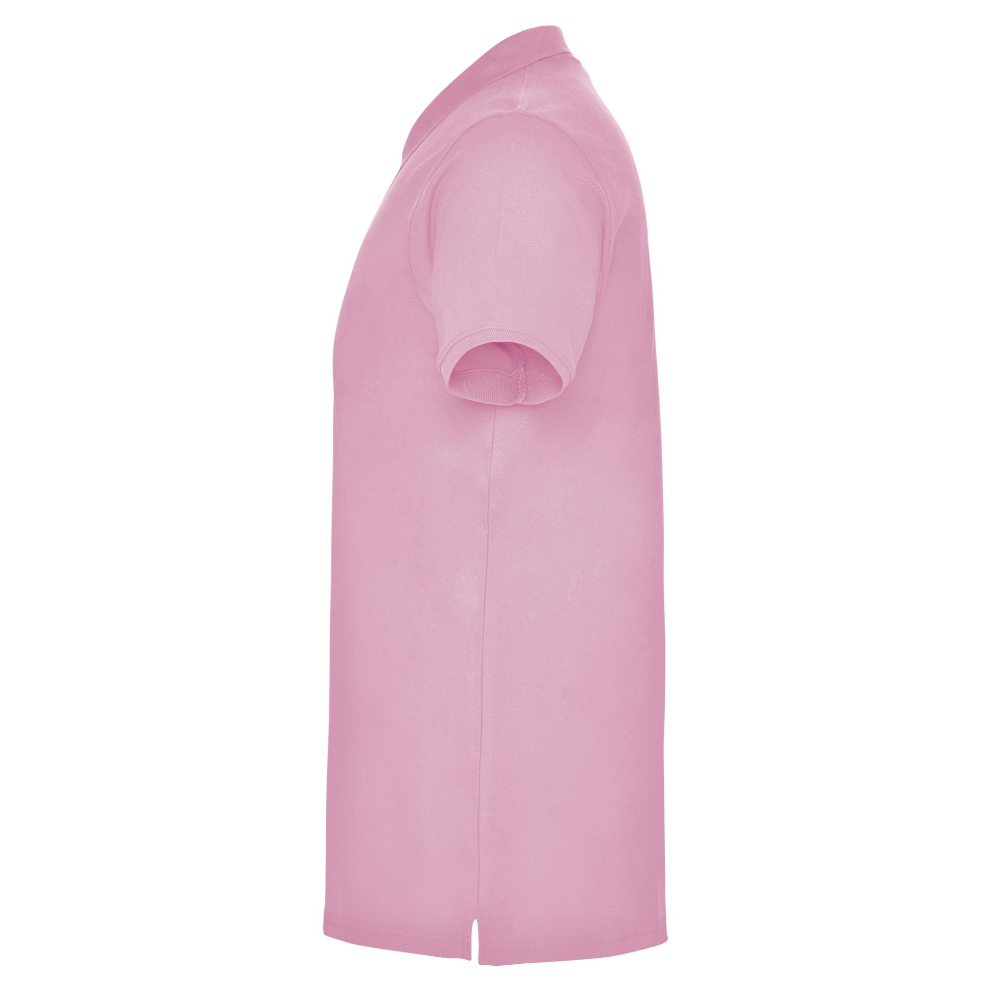 Tricou polo pentru bărbați STAR ROZ DESCHIS 3XL