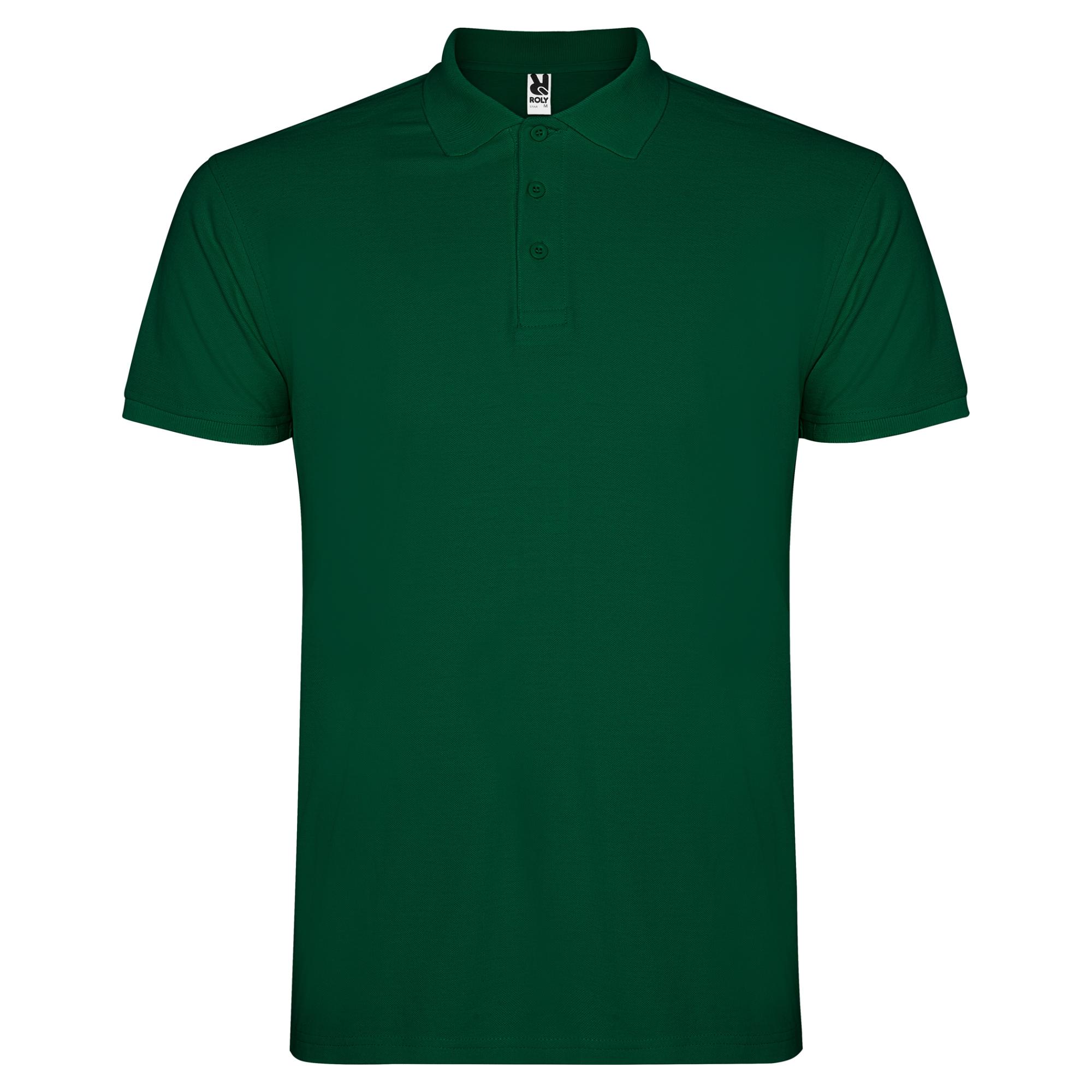 Tricou polo pentru bărbați STAR VERDE STICLĂ XS