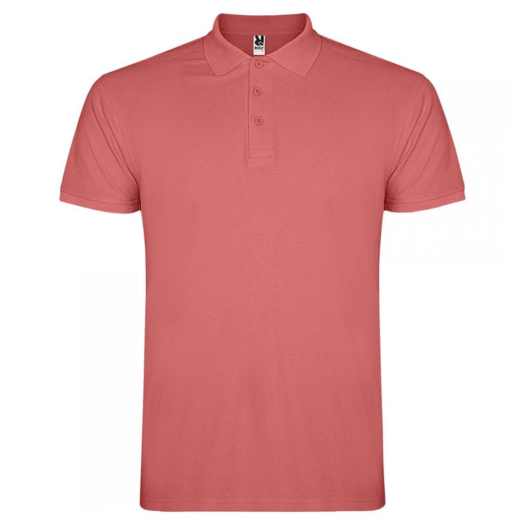 Tricou polo pentru bărbați STAR ROȘU CRIZANTEMĂ XXL