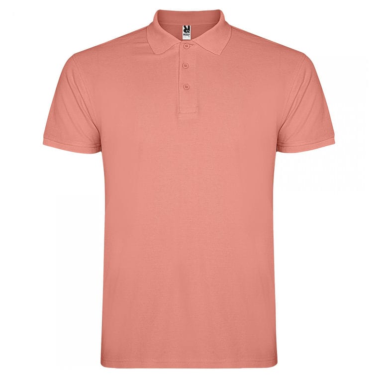 Tricou polo pentru bărbați STAR PORTOCALIU CLAY S