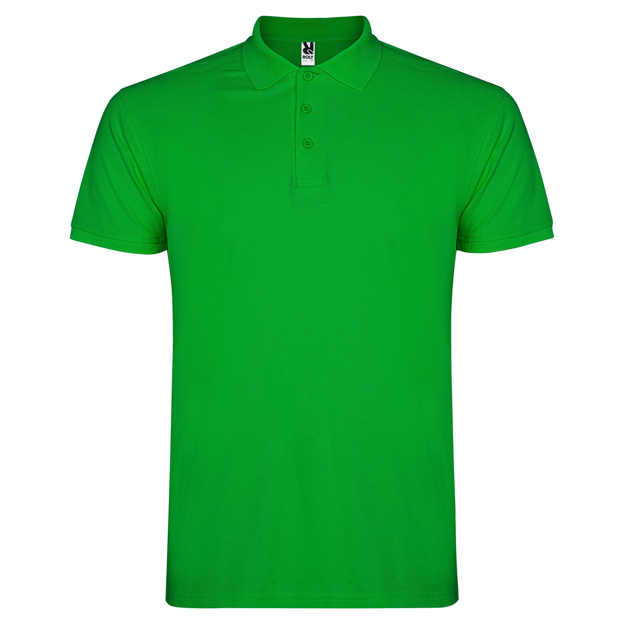 Tricou polo pentru bărbați STAR VERDE IARBĂ