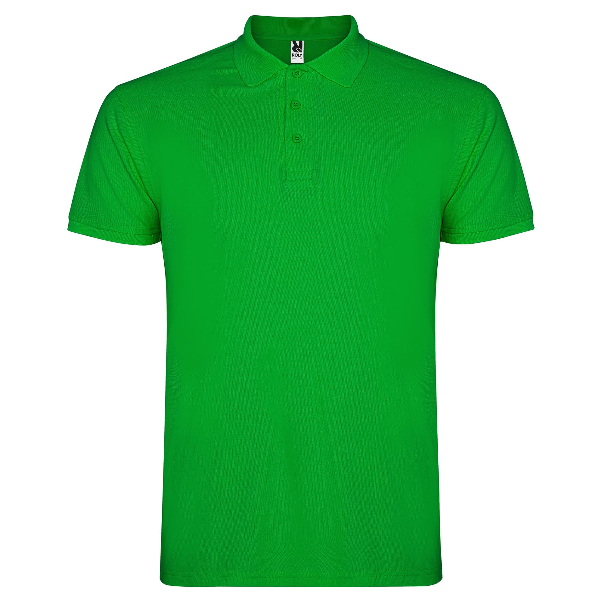 TRICOU POLO Bărbat STAR VERDE IARBĂ 3XL