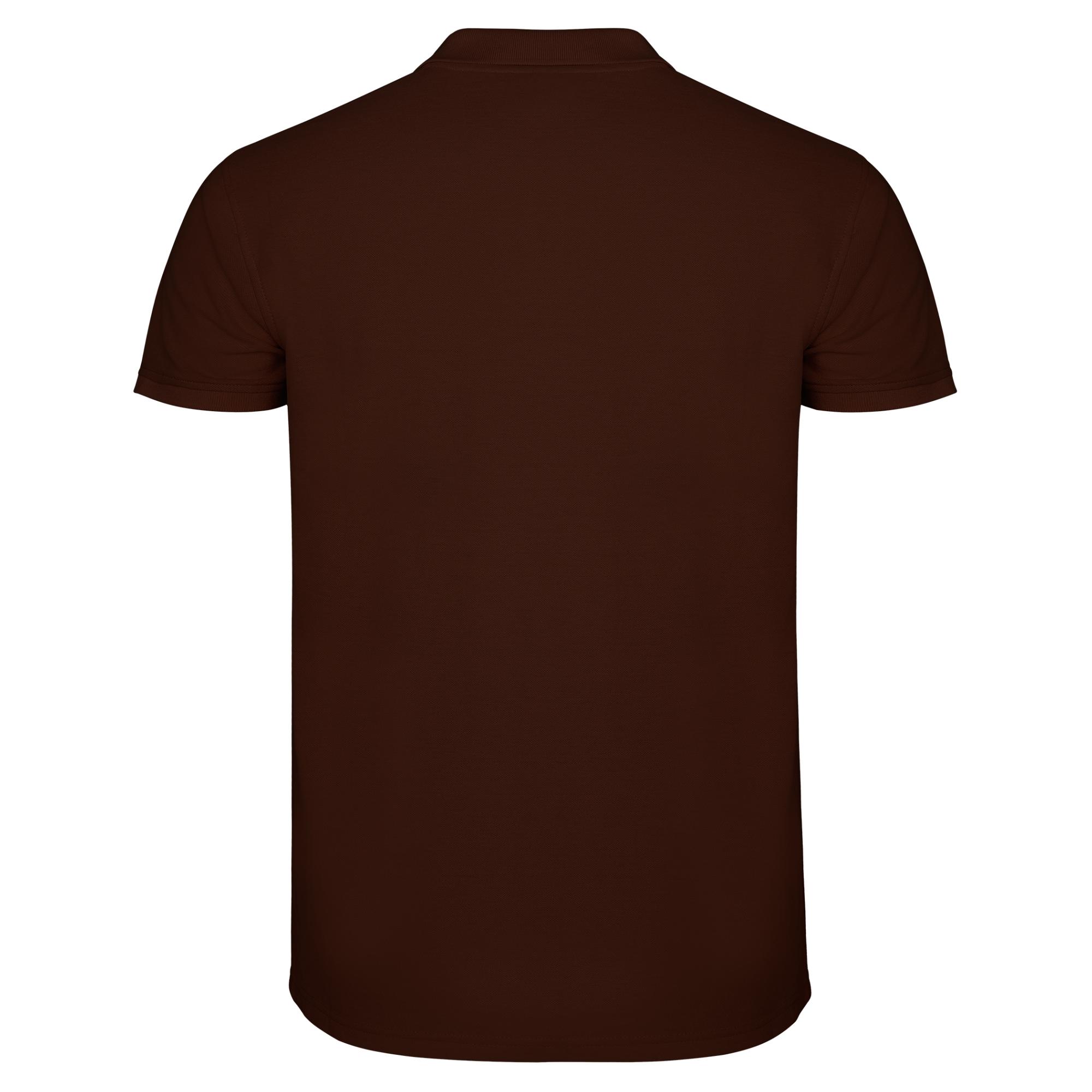 Tricou polo pentru bărbați STAR CIOCOLATIU L