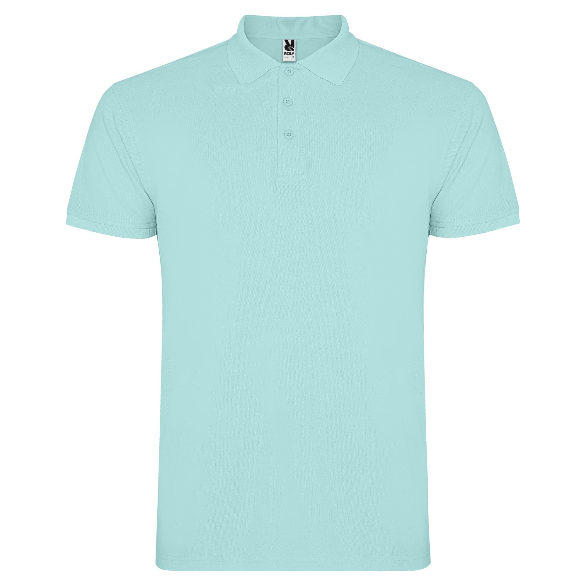 Tricou polo pentru bărbați STAR VERDE MENTA 3XL