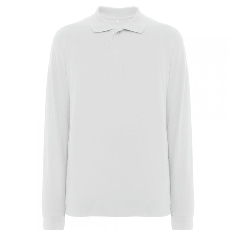 TRICOU POLO Unisex ROVER L/S ALB