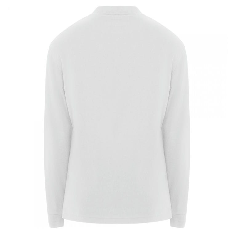 TRICOU POLO Unisex ROVER L/S ALB 3XL