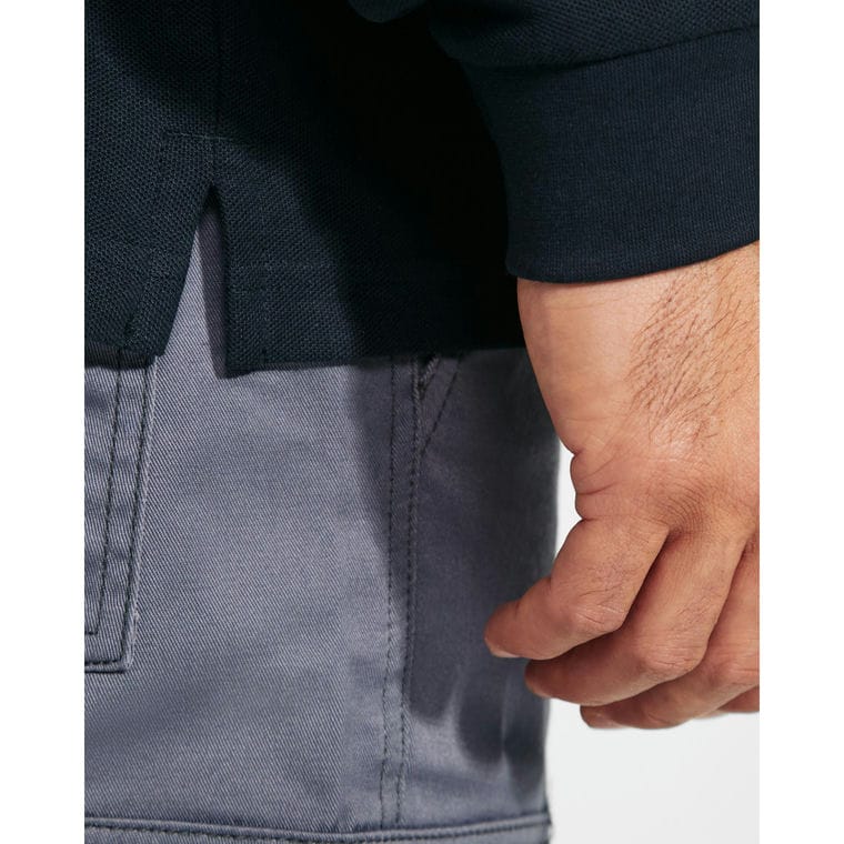 TRICOU POLO Unisex ROVER L/S ALB M