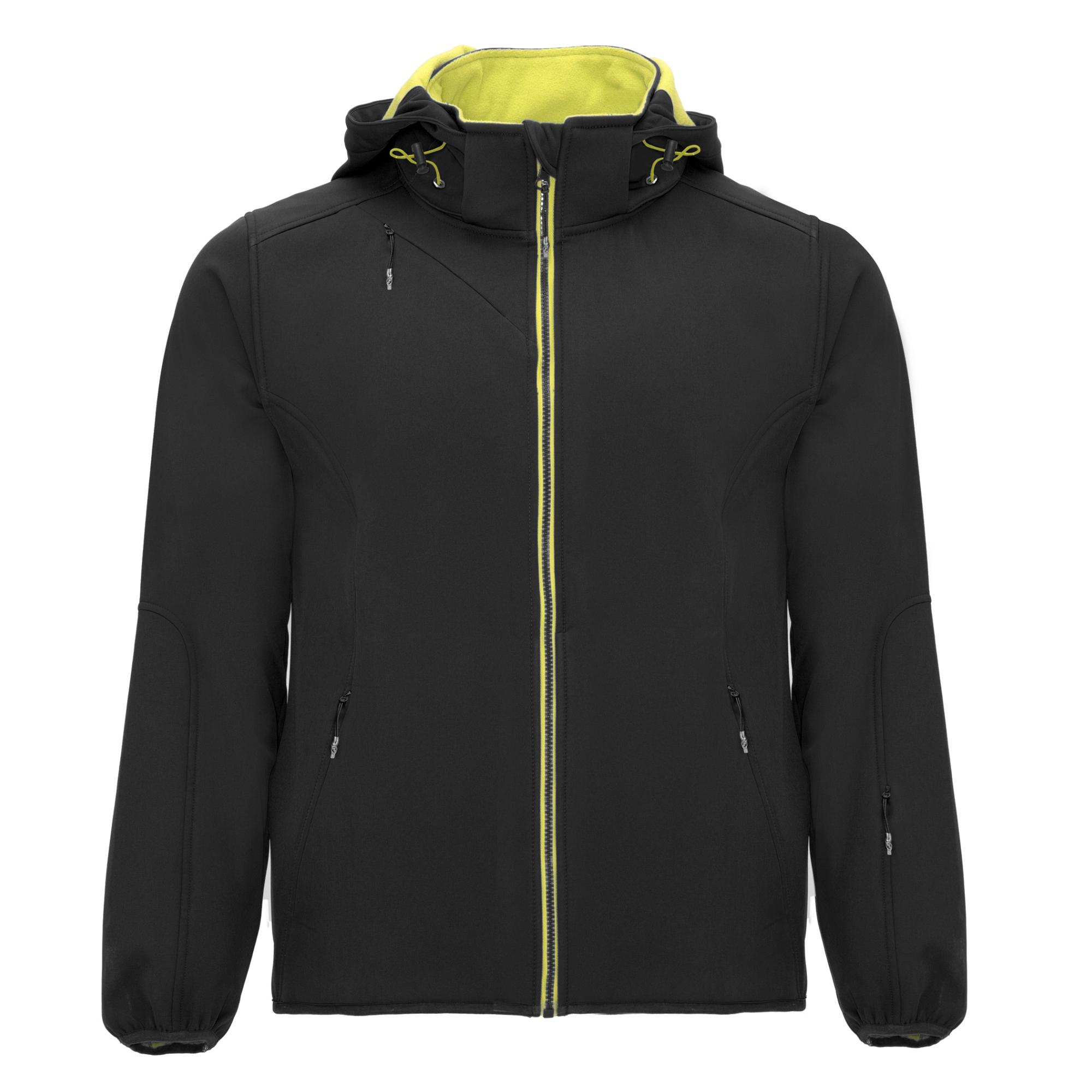 SOFTSHELL Bărbat SIBERIA NEGRU LIME PUNCH XS