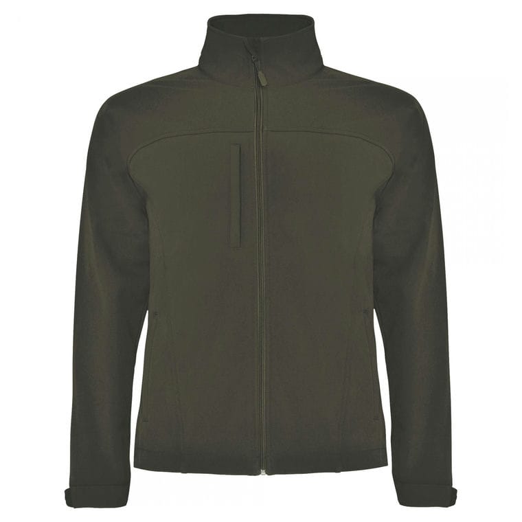 SOFTSHELL Bărbat RUDOLPH VERDE MILITAR ÎNCHIS