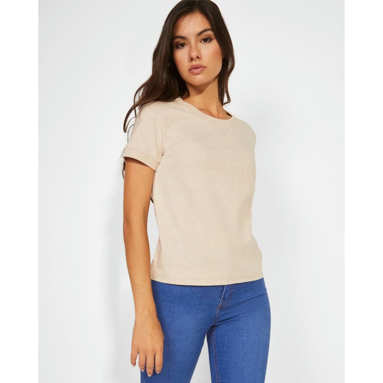 Tricou pentru femei VEZA WOMAN MELANGE MULTICOLOR L