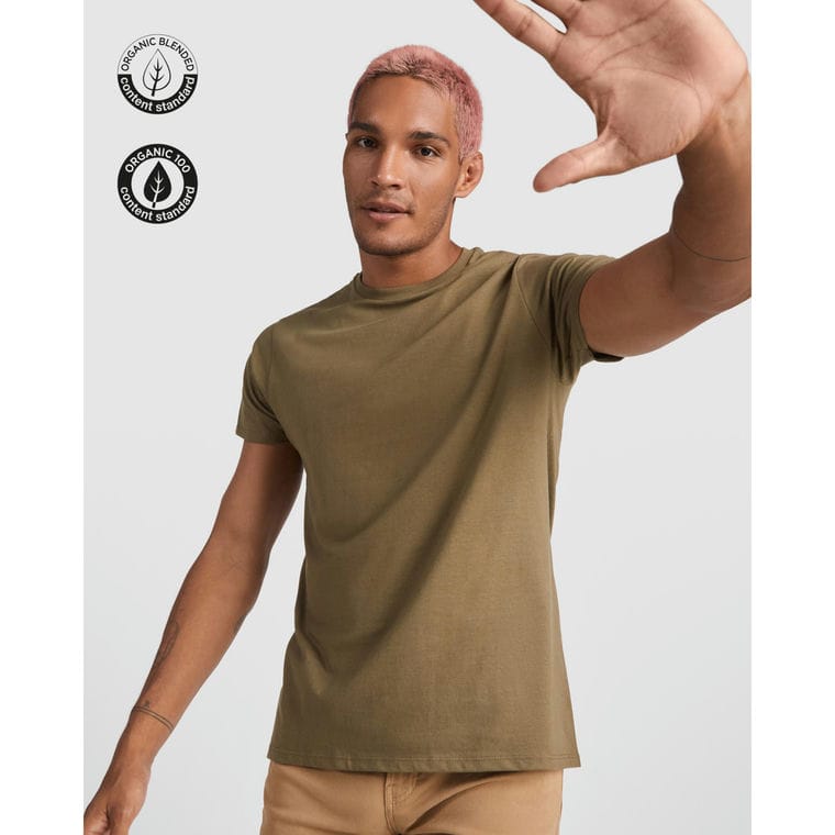 Tricou pentru bărbați BREDA GRI MELANJ XL