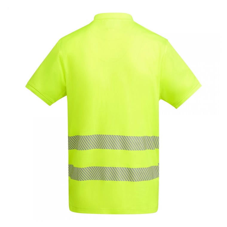 Tricou polo pentru bărbați ATRIO GALBEN FLUORESCENT 3XL