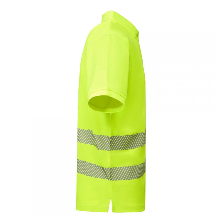 Tricou polo pentru bărbați ATRIO GALBEN FLUORESCENT 3XL