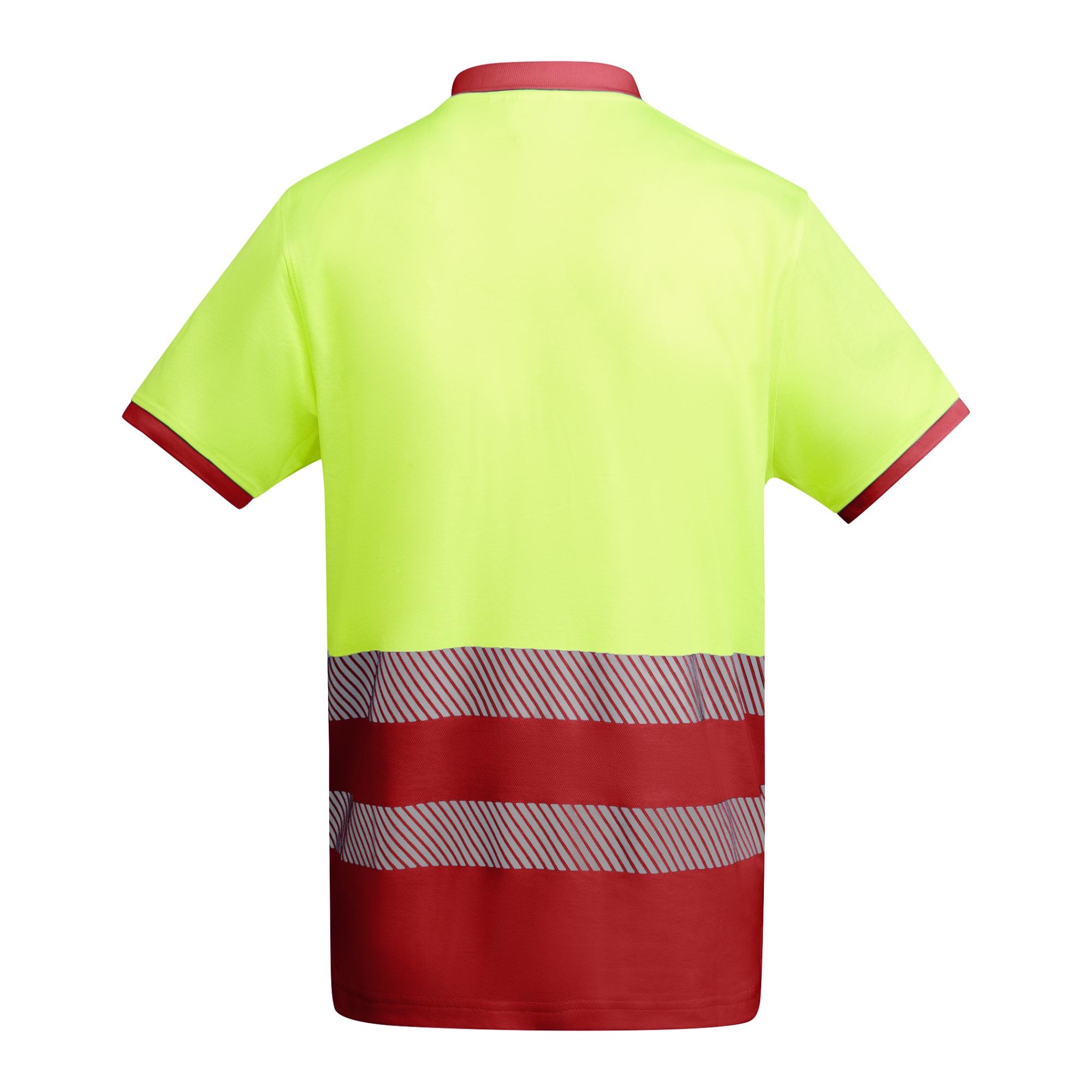 Tricou polo pentru bărbați ATRIO ROJO LABORAL GALBEN FLUORESCENT L