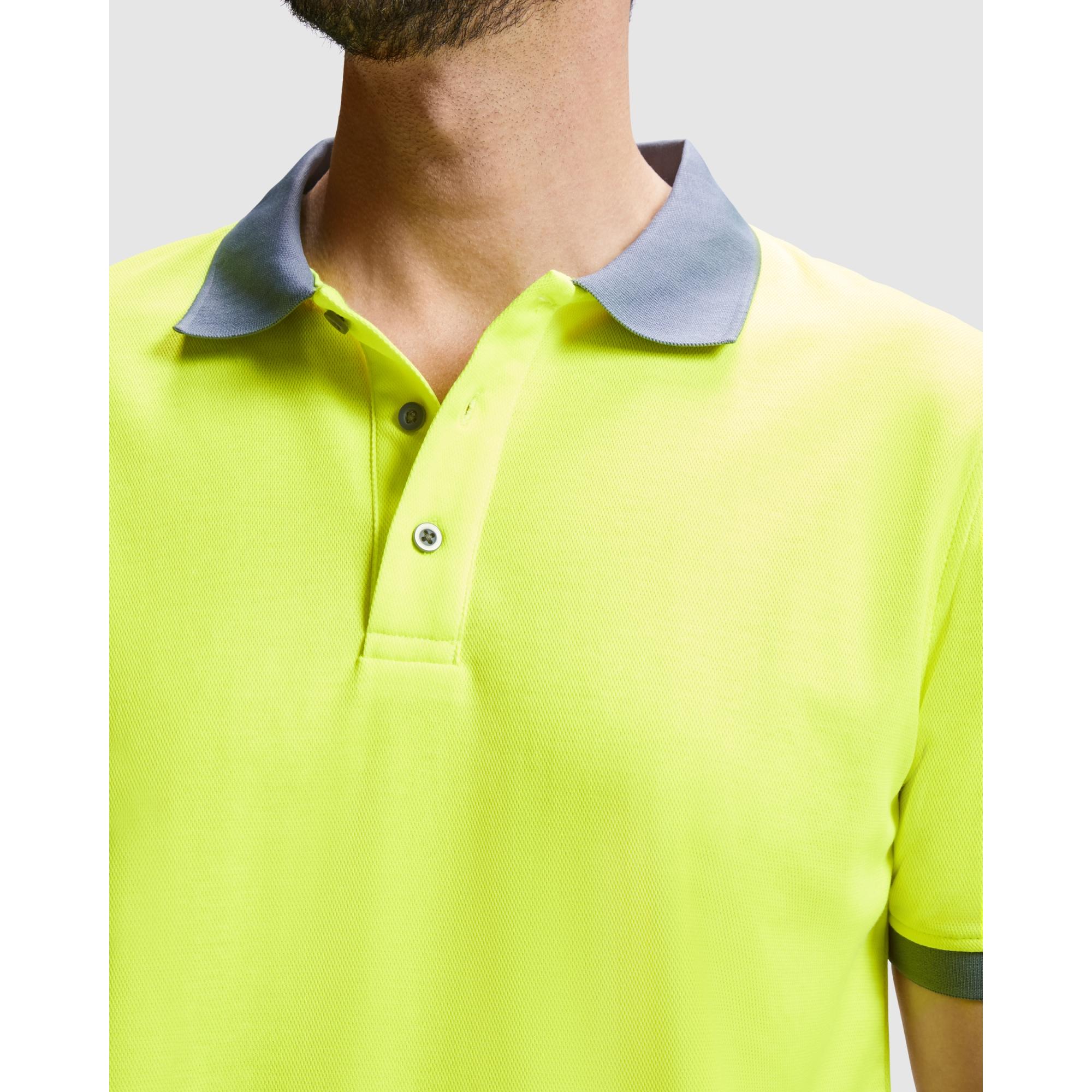 Tricou polo pentru bărbați ATRIO BLEUMARIN / GALBEN L