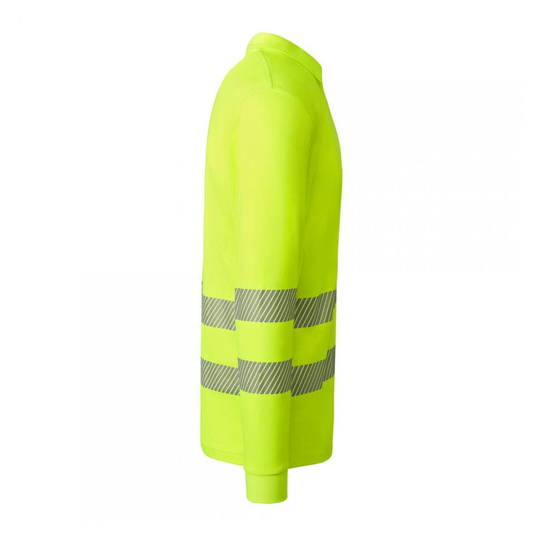 Tricou polo pentru bărbați ATRIO LS GALBEN FLUORESCENT 4XL