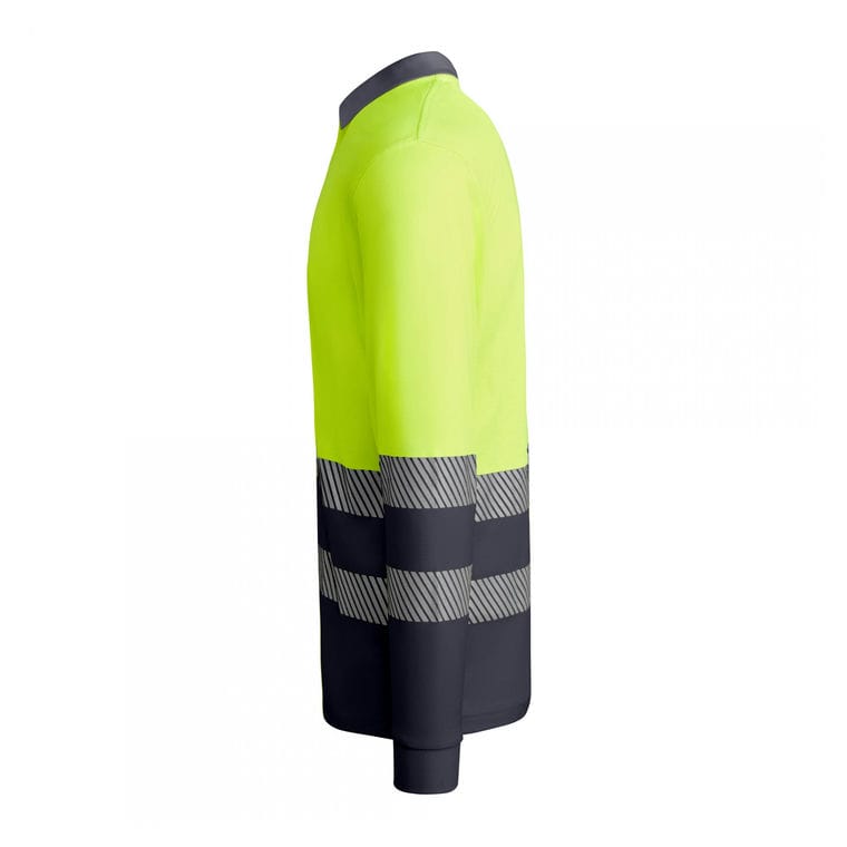 Tricou polo pentru bărbați ATRIO LS PLUMB / GALBEN S