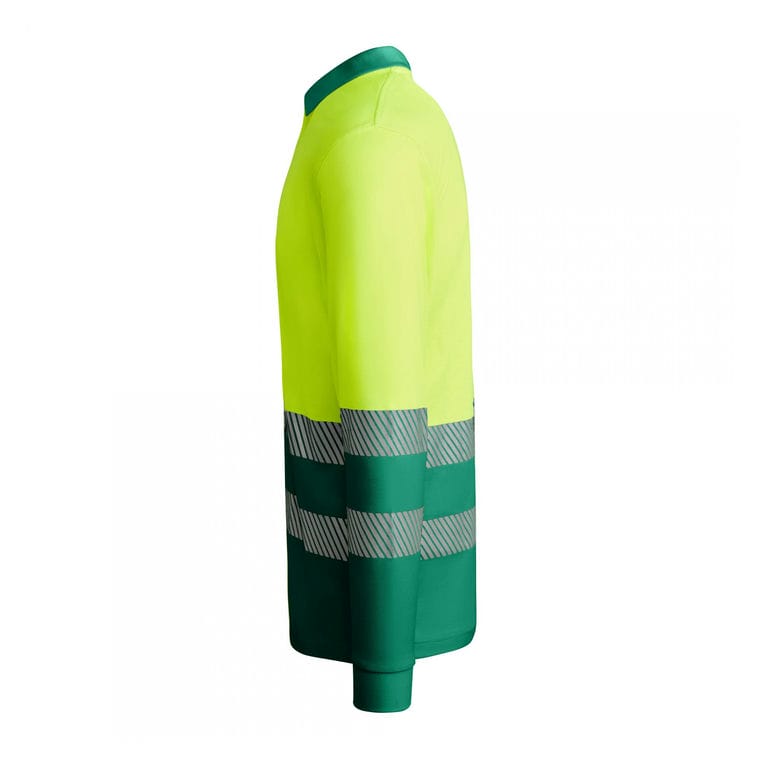 Tricou polo pentru bărbați ATRIO LS VERDE GRADINA / GALBEN XL