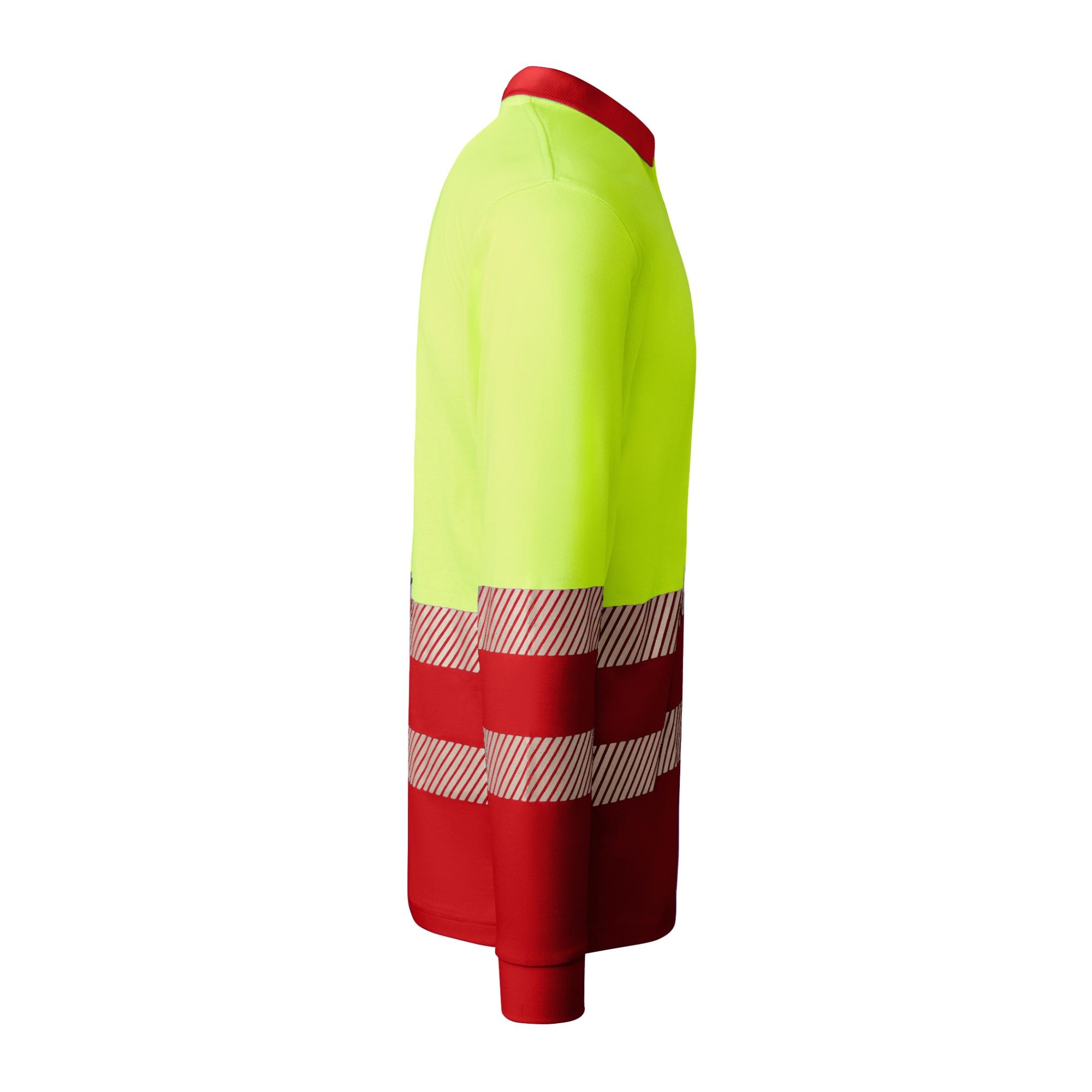 Tricou polo pentru bărbați ATRIO LS ROJO LABORAL GALBEN FLUORESCENT S