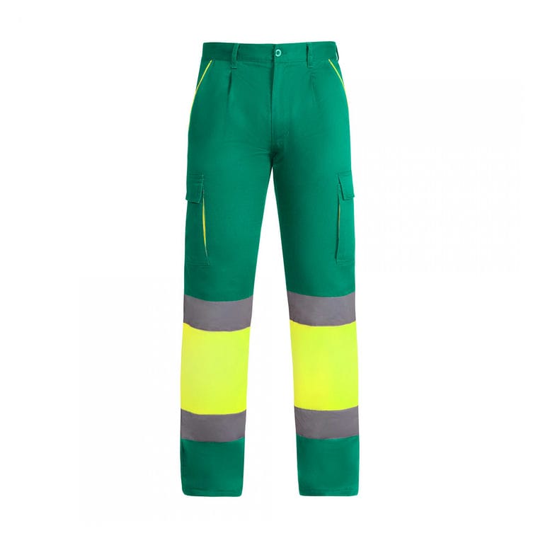 PANTALONI Bărbat ENIX VERDE GRADINA / GALBEN 42