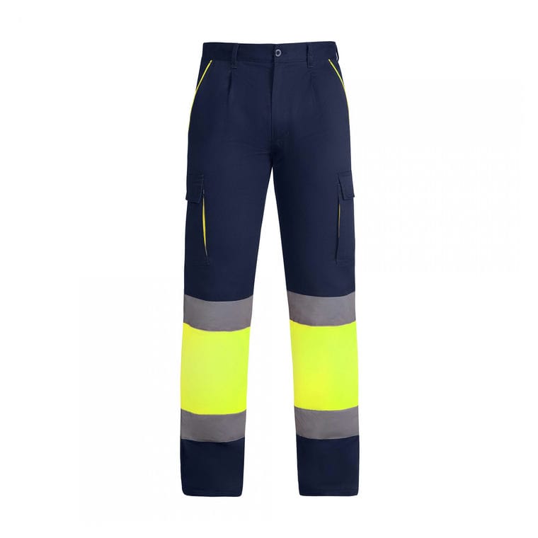 PANTALONI Bărbat ENIX BLEUMARIN / GALBEN 54