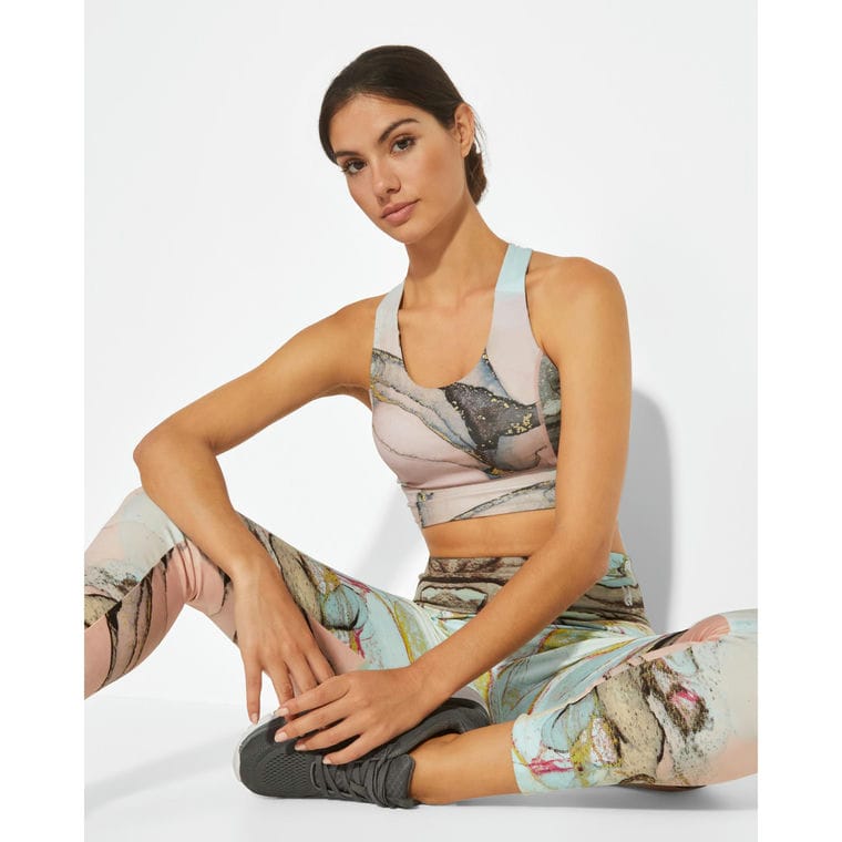 Colanți pentru femei BURU PRINT ABSTRACTO XL