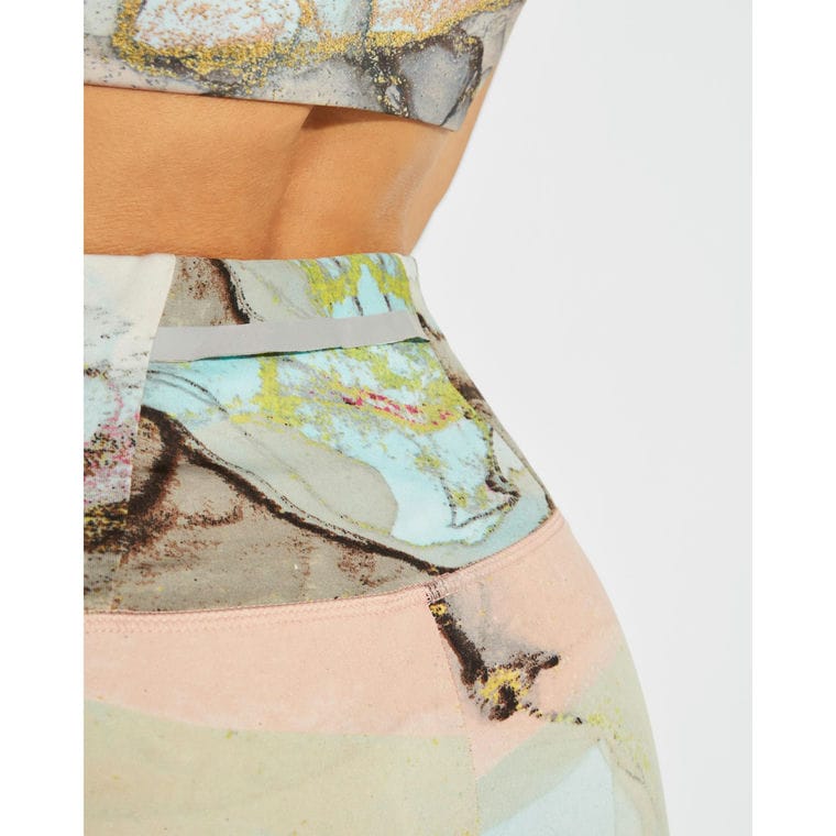 Colanți pentru femei BURU PRINT ABSTRACTO XL