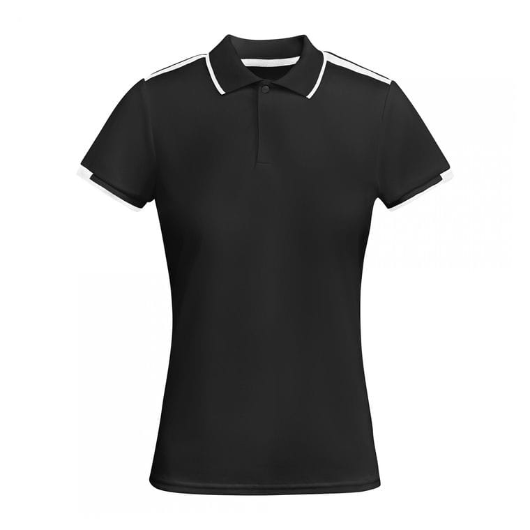 Tricou polo pentru femei TAMIL WOMAN NEGRU