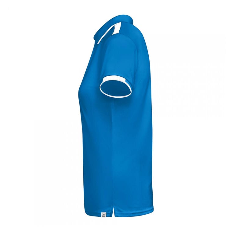 Tricou polo pentru femei TAMIL WOMAN ALBASTRU ROYAL L