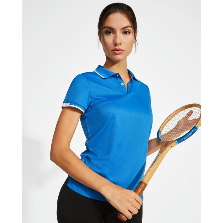 Tricou polo pentru femei TAMIL WOMAN ROȘU L