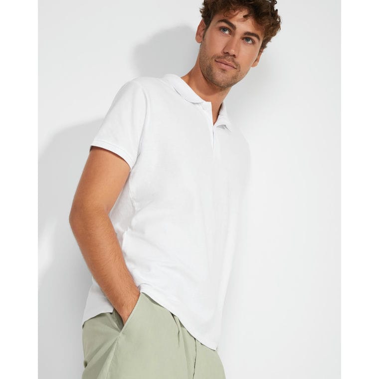 Tricou polo pentru bărbați PRINCE GRI MELANJ L