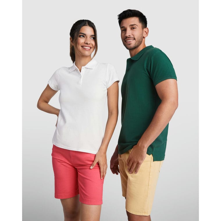 Tricou polo pentru femei PRINCE WOMAN GRI MELANJ XXL