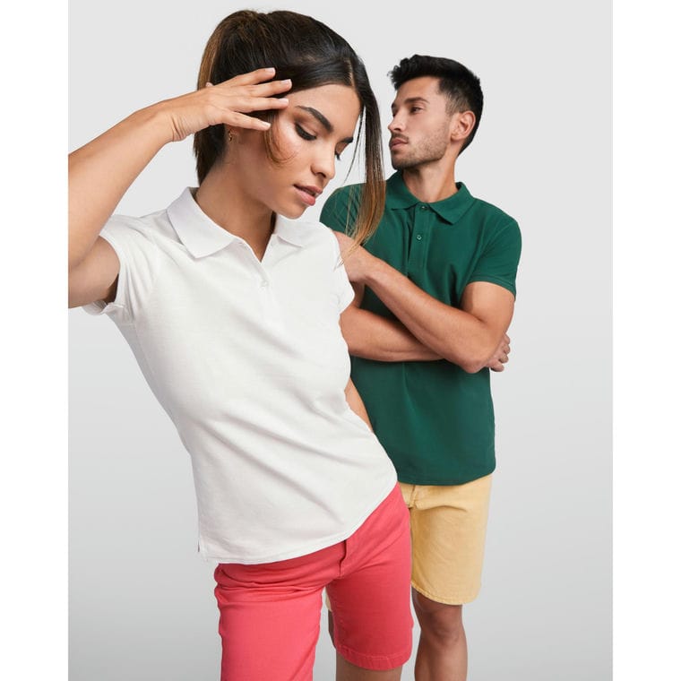 Tricou polo pentru femei PRINCE WOMAN GRI MELANJ XXL