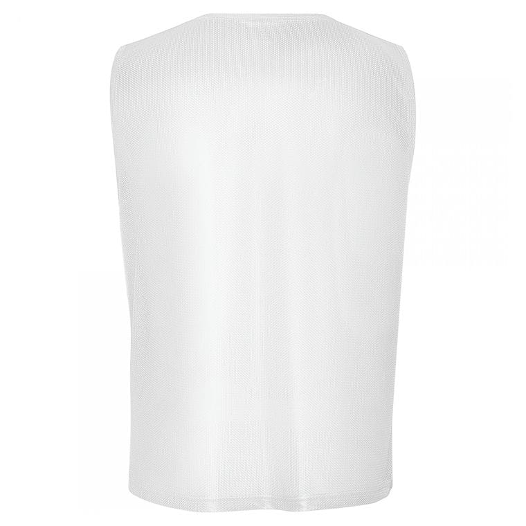 Vestă diferențiere Unisex ROMA ALB 8 ani