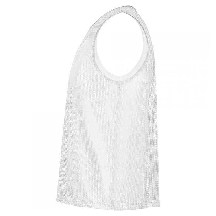 Vestă diferențiere Unisex ROMA ALB 8 ani