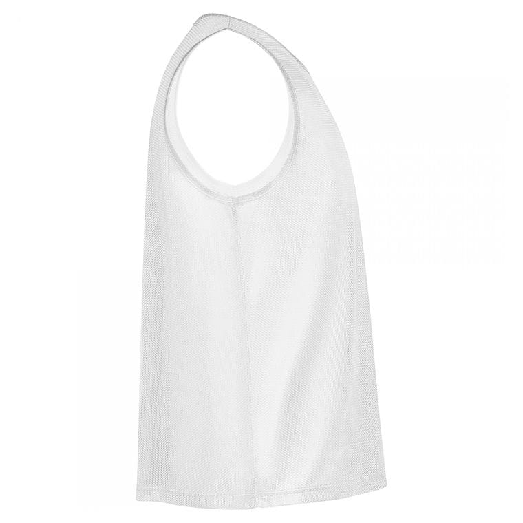 Vestă diferențiere Unisex ROMA ALB 8 ani