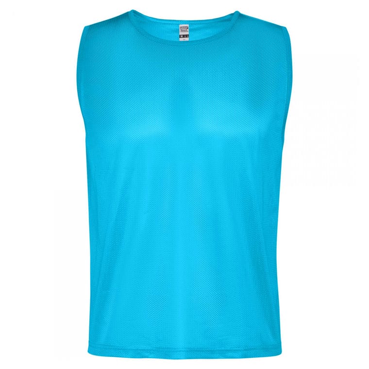 Vestă diferențiere Unisex ROMA Turcoaz Fluo