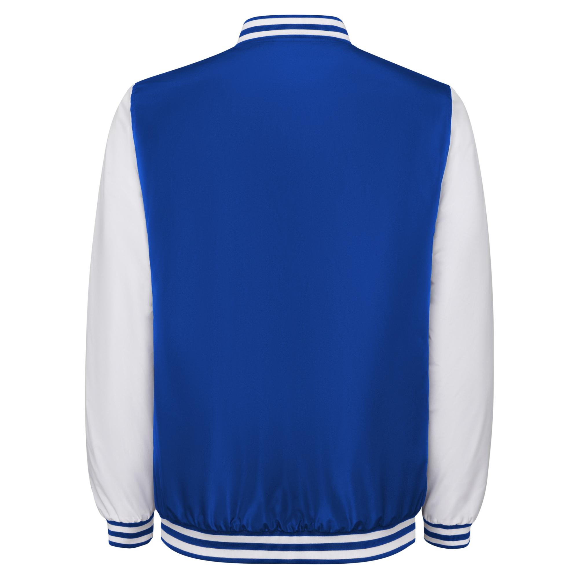 Geacă Unisex CALIFORNIA ALBASTRU ROYAL ALB L