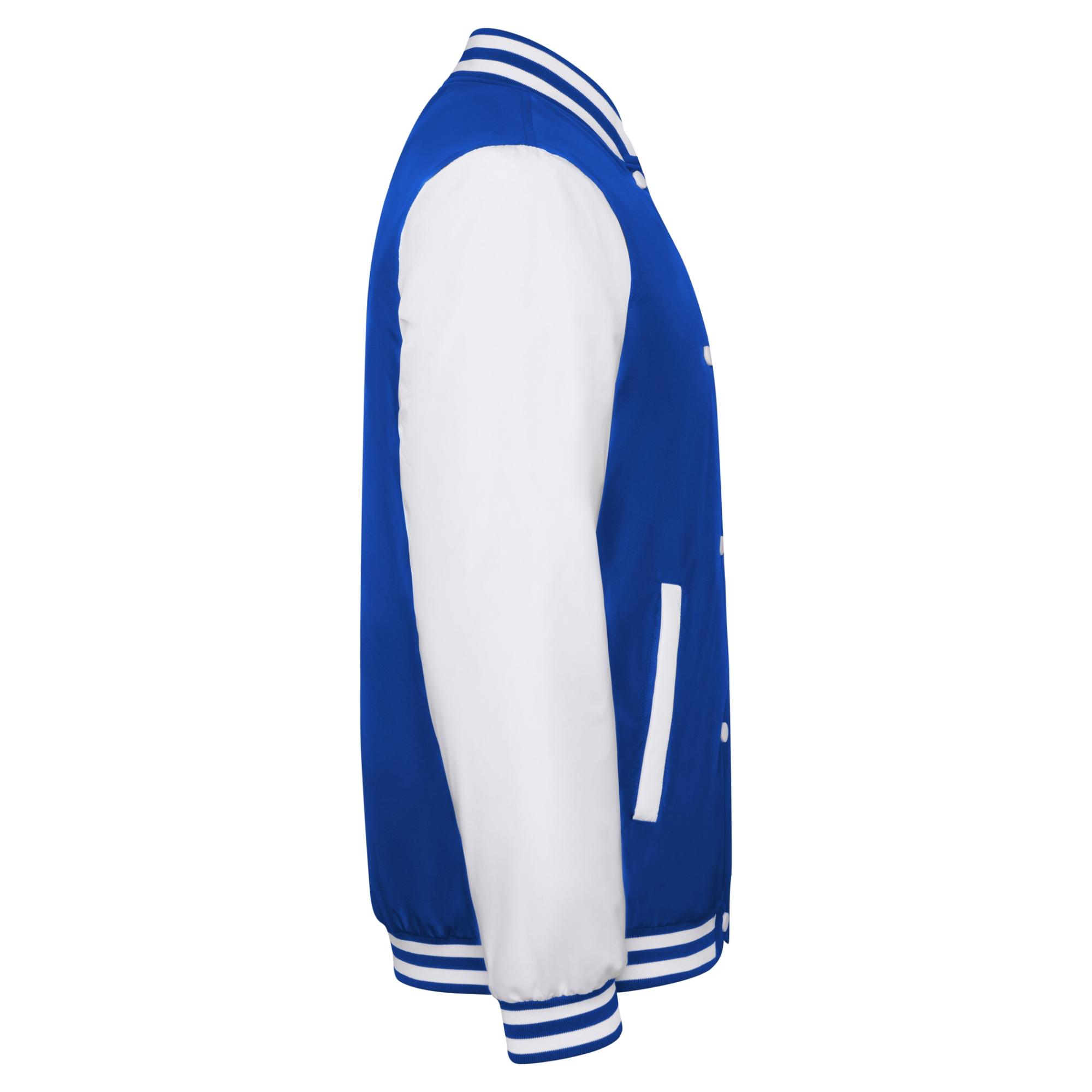 Geacă Unisex CALIFORNIA ALBASTRU ROYAL ALB L